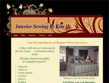 Tablet Screenshot of interiorsewingbykim.com